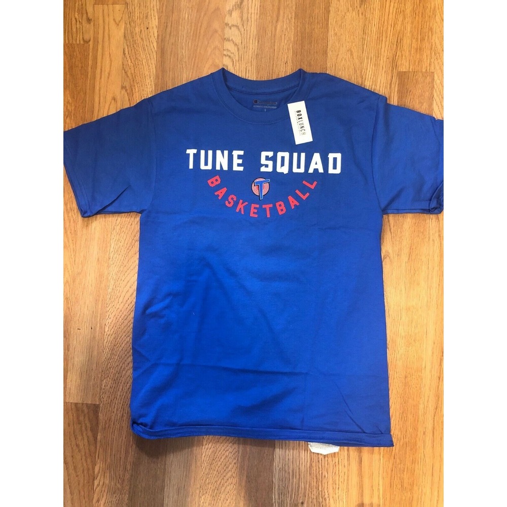 Box Lunch Tune Squad T Shirt Blue Looney Tunes Michael Jordan Space Jam SZ Small